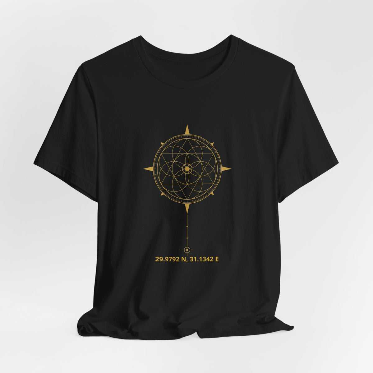 Custom Coordinates Tee – Chart Your Own Path