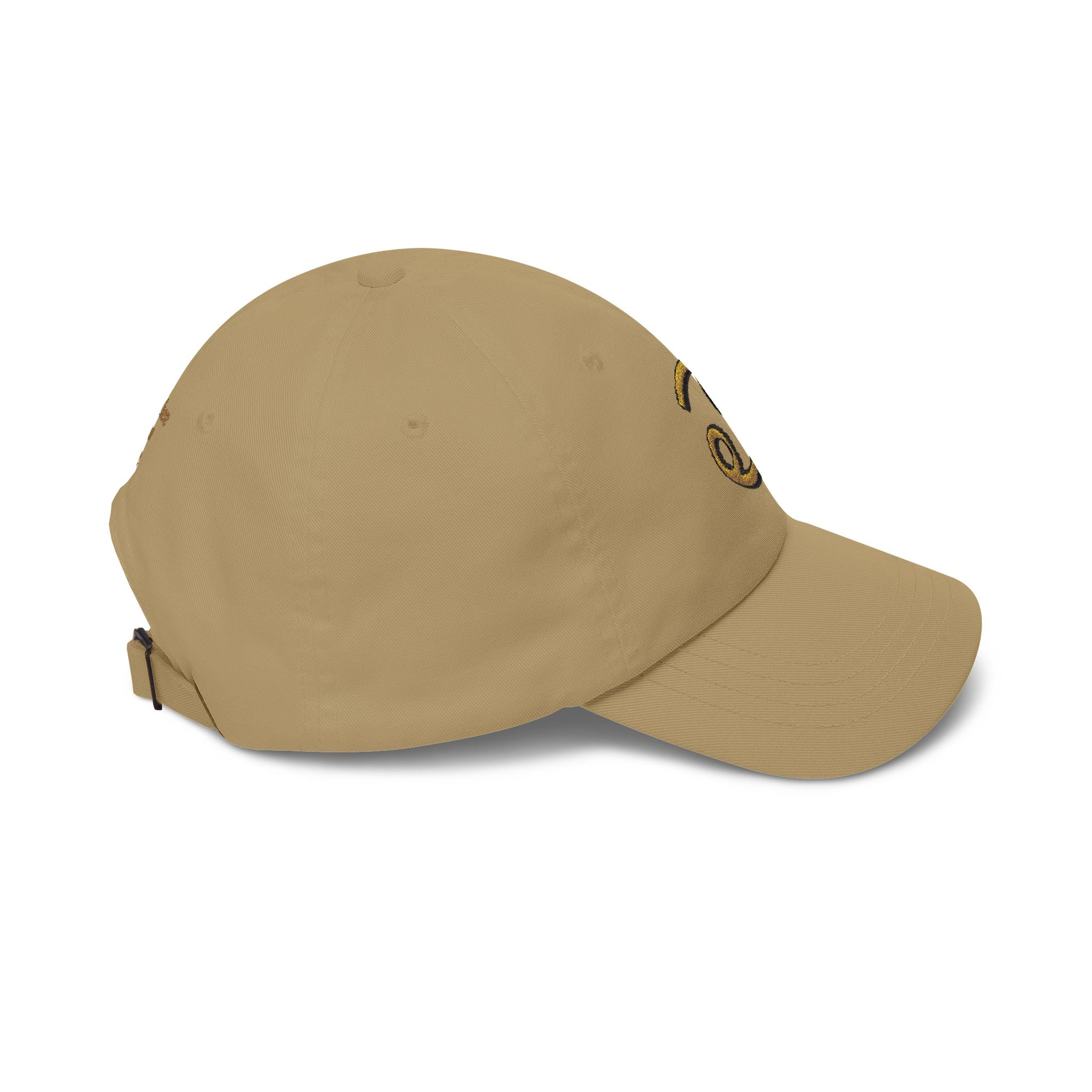 Cancer Zodiac Dad Cap — Embroidered Gold Cancer Horoscope Hat