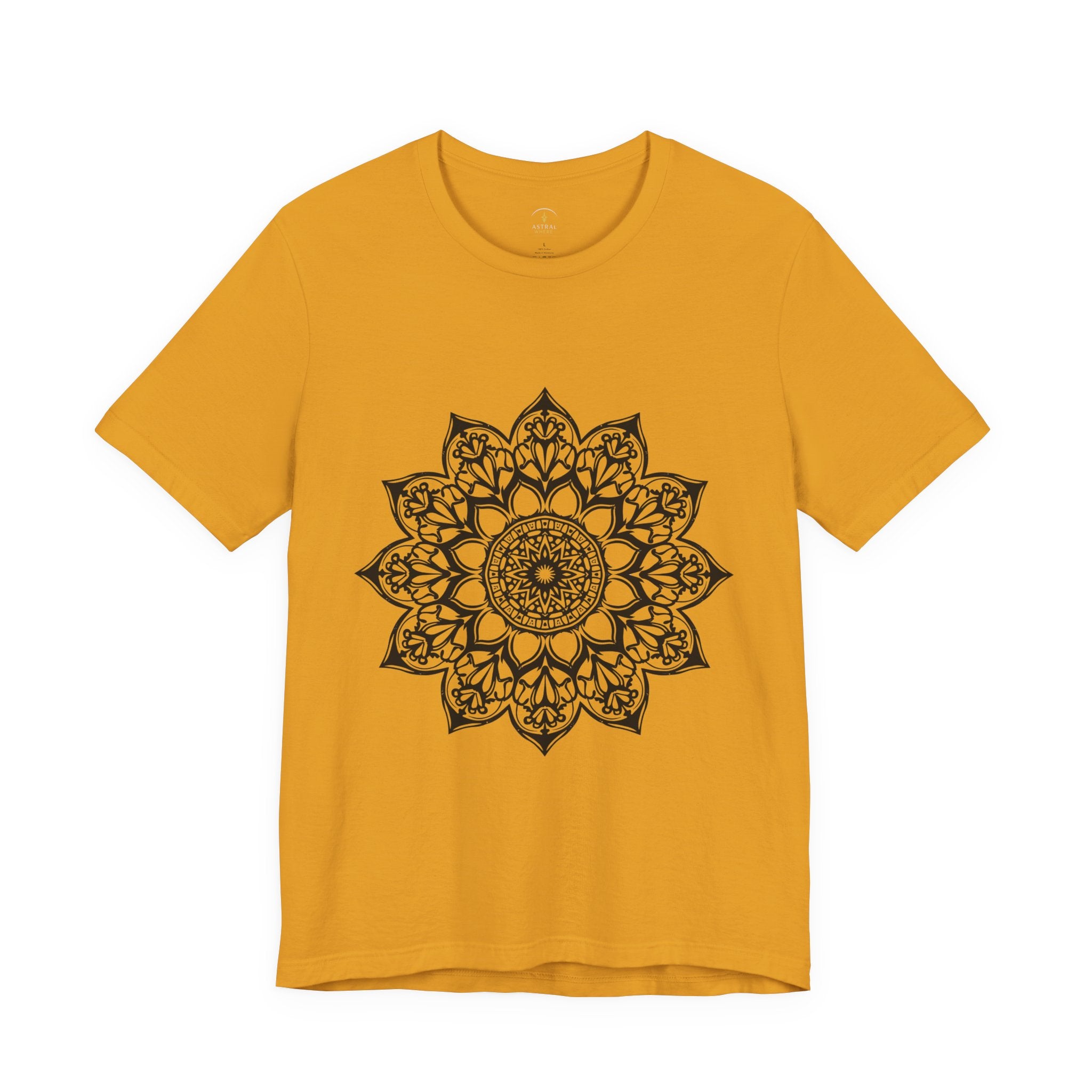 Mandala Graphic T-Shirt — Intricate Boho Zen Tee for Yoga & Mindfulness