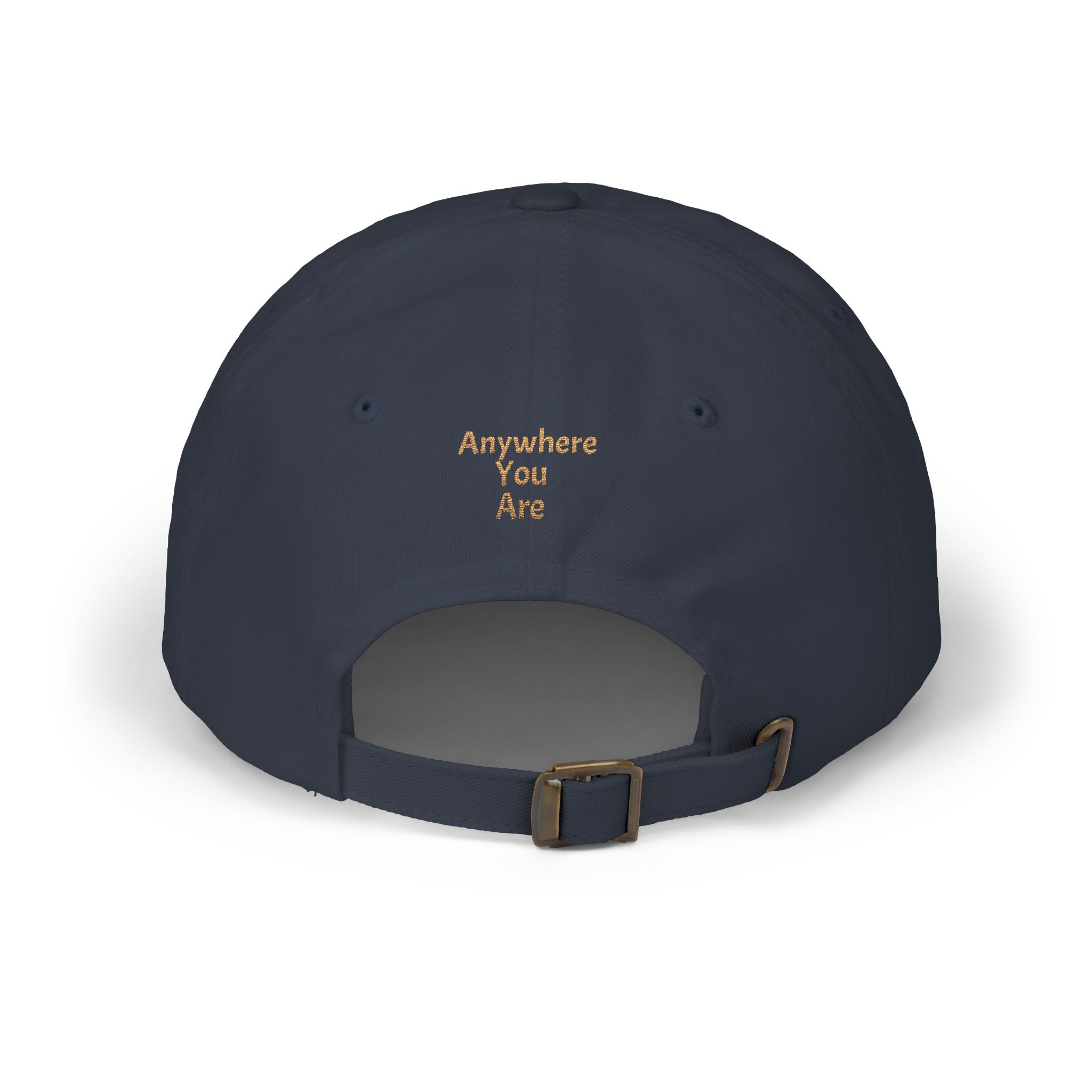 Capricorn Zodiac Dad Cap — Embroidered Gold Capricorn Symbol Baseball Hat