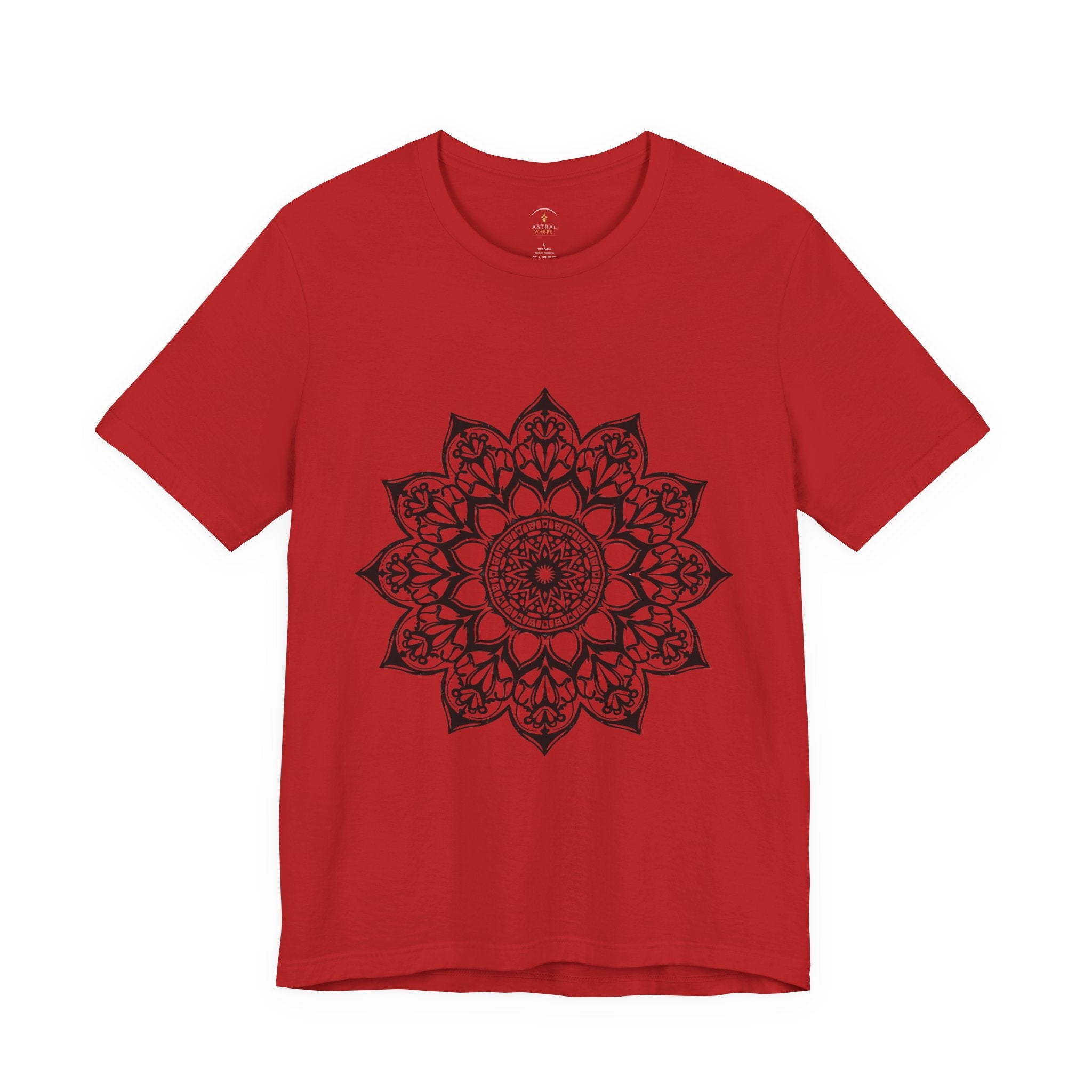 Mandala Graphic T-Shirt — Intricate Boho Zen Tee for Yoga & Mindfulness