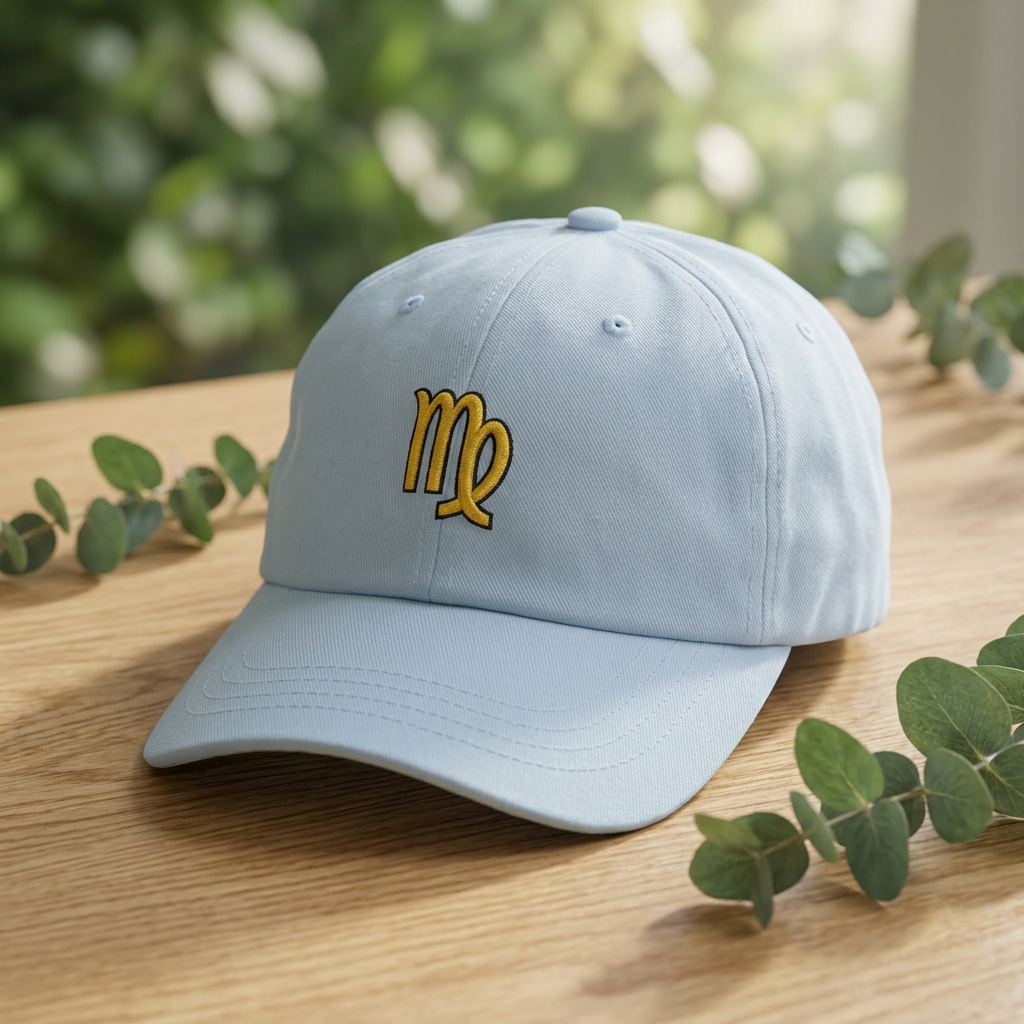 Virgo Embroidered Baseball Cap — Classic Dad Hat for Zodiac Lovers