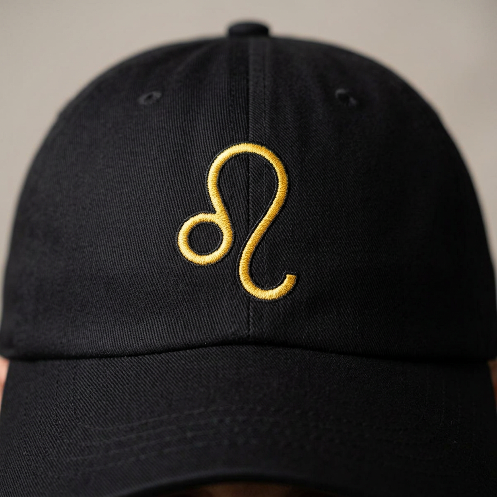 Leo Embroidered Baseball Cap — Classic Dad Hat for Zodiac Lovers