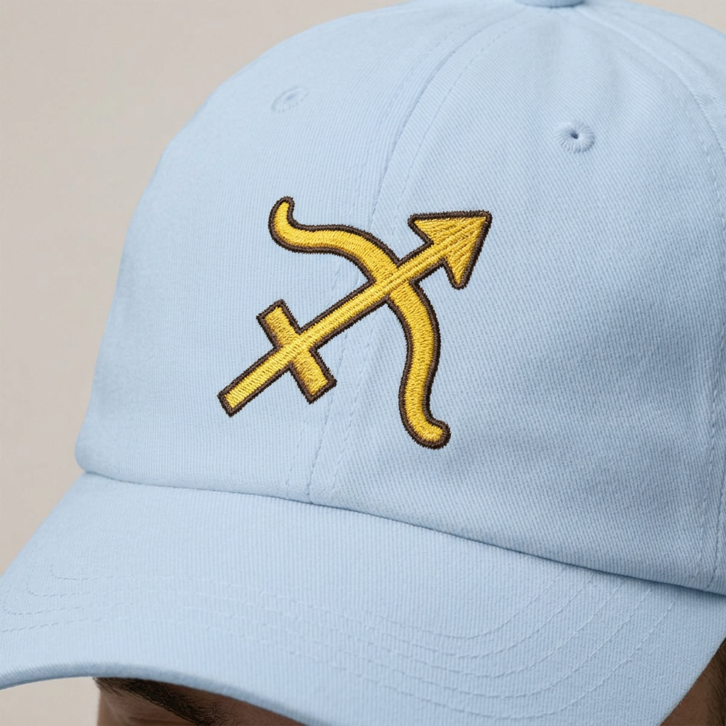 Sagittarius Embroidered Baseball Cap — Classic Dad Hat for Zodiac Lovers