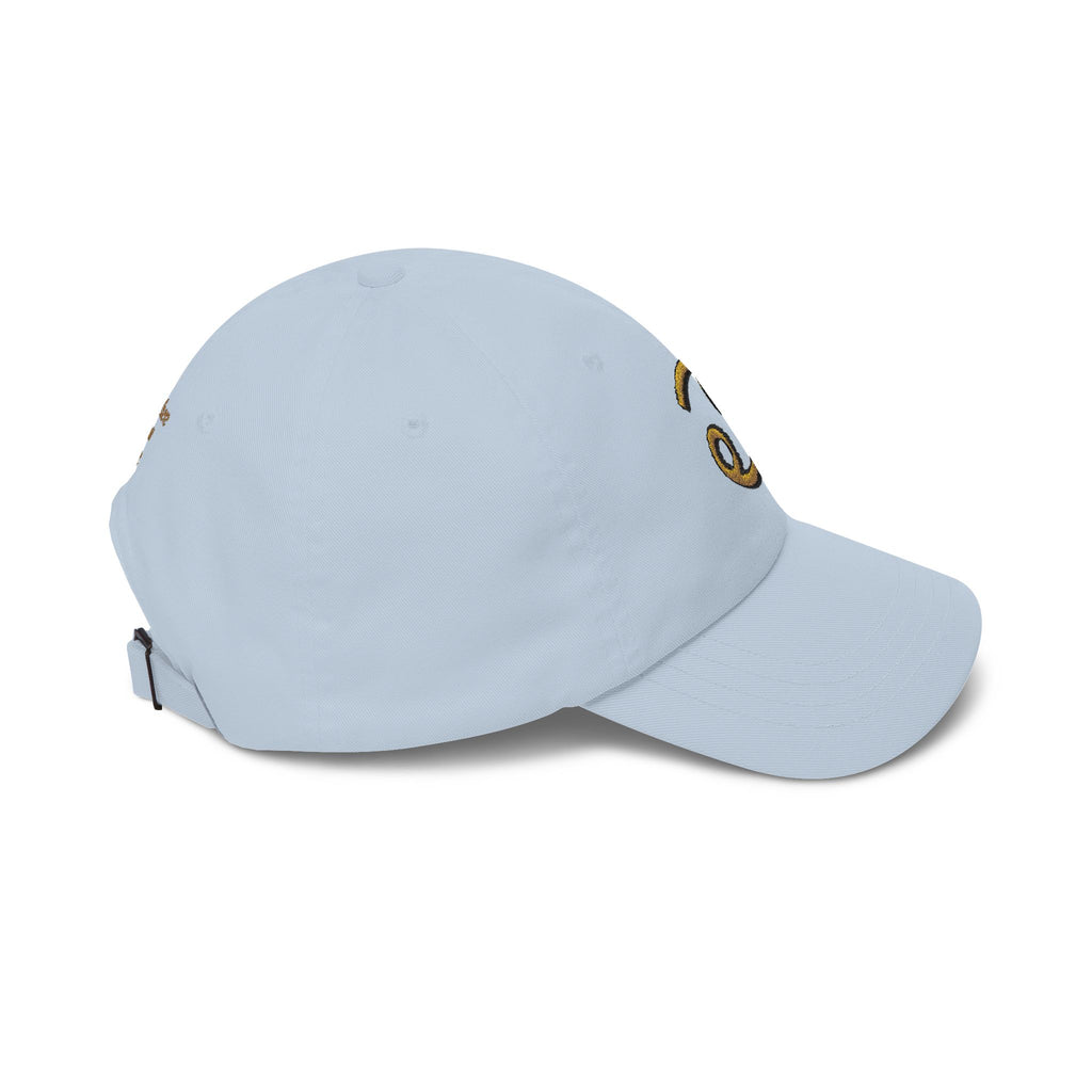 Cancer Zodiac Dad Cap — Embroidered Gold Cancer Horoscope Hat