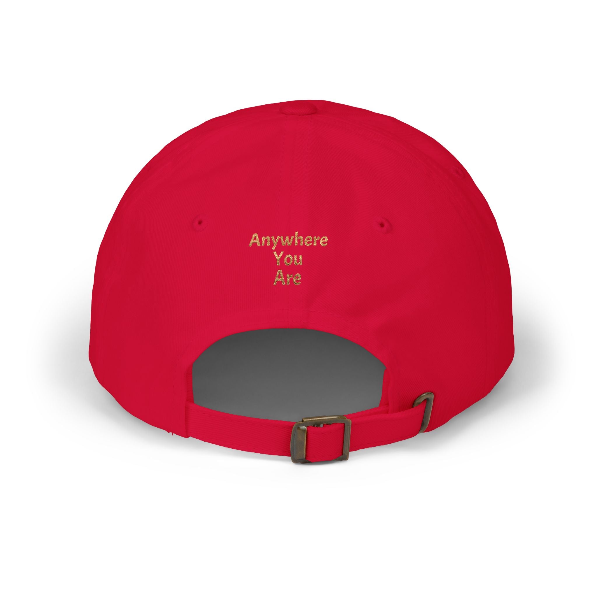 Virgo Zodiac Dad Cap — Embroidered Gold Virgo Symbol Baseball Hat