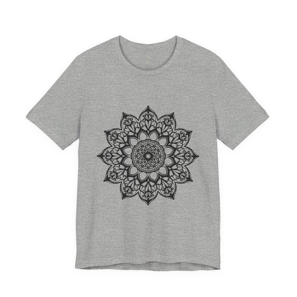 Mandala Graphic T-Shirt — Intricate Boho Zen Tee for Yoga & Mindfulness