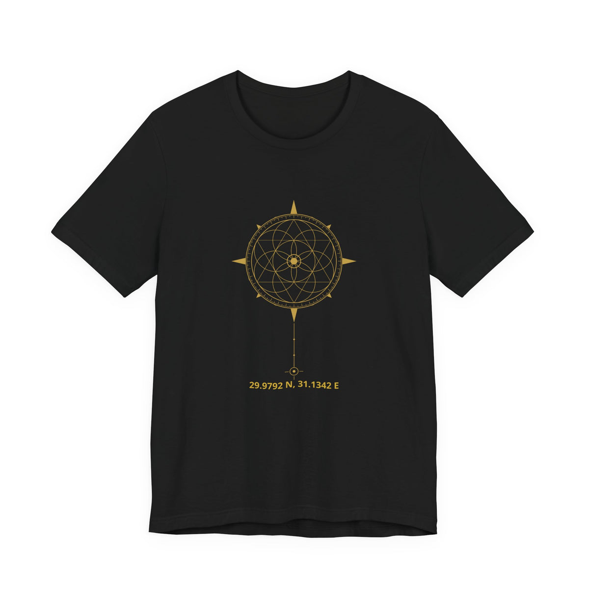 Custom Coordinates Tee – Chart Your Own Path