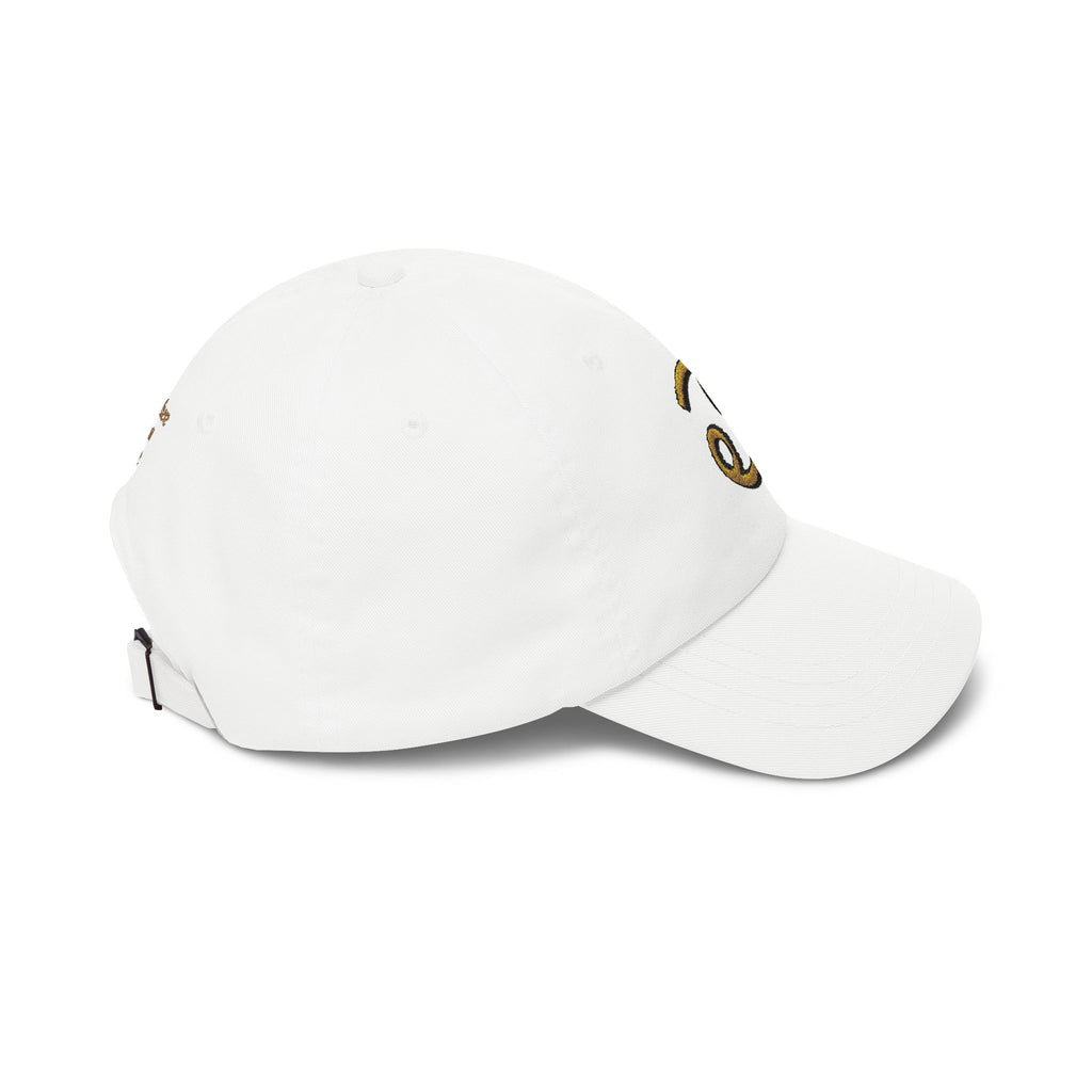 Cancer Zodiac Dad Cap — Embroidered Gold Cancer Horoscope Hat