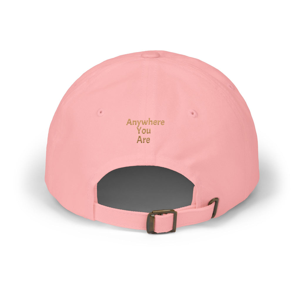 Capricorn Zodiac Dad Cap — Embroidered Gold Capricorn Symbol Baseball Hat